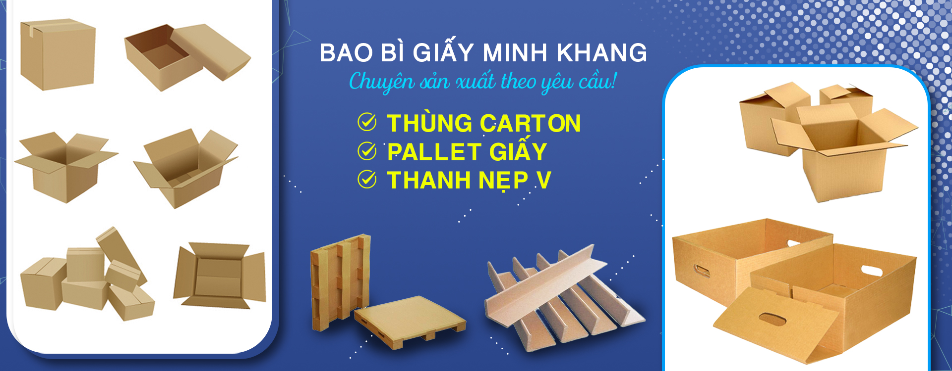 Công Ty TNHH Sản Xuất Thương Mại Bao Bì Giấy Minh Khang